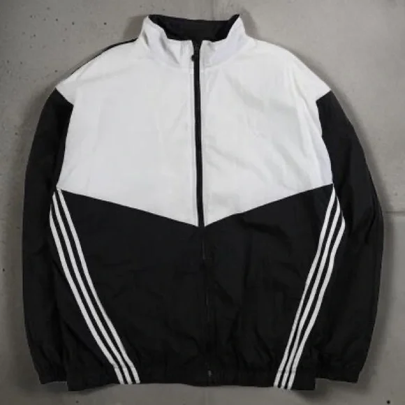 Mens white adidas windbreaker clearance